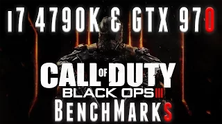 Call Of Duty - Black Ops III | i7 4790k & GTX 970 G1 Edition |Frame-Rate Test