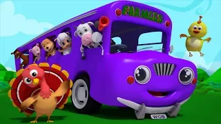 Wheels On The Bus Go Round And Round | Baby Songs | Nursery Rhymes by Farmees