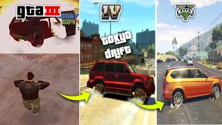 Evolution of Punctured Tyre Logic in GTA Games ( 2001 - 2022 ) |