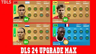 DLS 24 upgrade max Lautaro Martínez & Marcos Llorente & Virgil van Dijk & Ibrahima Konaté