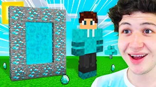 MINECRAFT pero TODO lo que TOCO se CONVIERTE en DIAMANTE! Minecraft