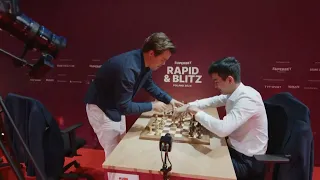 Magnus Carlsen vs Nodirbek Abdusattorov Rapid & Blitz Poland 2024 DAY 4
