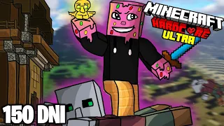 PRZETRWAŁEM 150 DNI w Minecraft *Ultra HC* | 2 *NOWE* farmy!