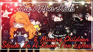 The Afton Kids And The Missing Children Stuck In A Room For 24 Hours // FNAF Gacha Club