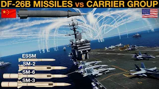 How Many Chinese DF-26B Ballistic Missiles Could Beat A US Carrier Group? (WarGames 207) | DCS