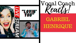 LIVE REACTION Gabriel Henrique "Lovin' You" Minnie Riperton Cover! Vocal Coach Reacts & Deconstructs