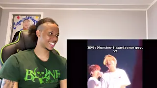 JamarioReacts To BTS Telling Taehyung How HANDSOME he is OVER And OVER Again…