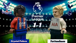 Crystal Palace 1-1 Tottenham | Highlights in LEGO