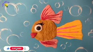 💥 Educational classes with plasticine 💥. How to make a small fish 🐠