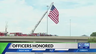 Officers killed in Allen shooting honored