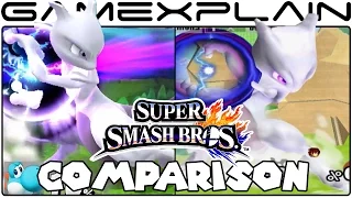 Mewtwo Wii U vs Melee Head-to-Head Comparison (Smash Bros Wii U vs. GameCube)