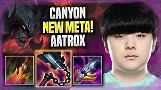 CANYON TRIES NEW META AATROX JUNGLE! - DK Canyon Plays Aatrox JUNGLE vs Viego! | Season 2022