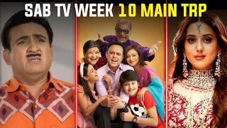 Sony SAB Week 10 TRP - Sony Sab Week 10 Main TRP | Govind Shukla Talk