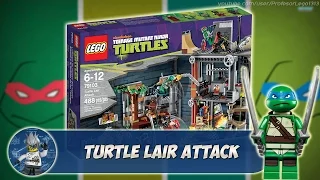 Обзор LEGO Teenage Mutant Ninja Turtles 79103 Turtle Lair Attack (Атака Логова Черепашек)