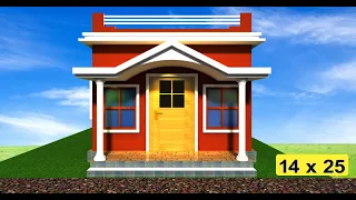 14 x 25 Small House Design II 14 x 25 Ghar ka Design II 14 x 25 House Plan II small village house