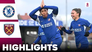 Chelsea vs West Ham United | Highlights | Adobe Women's FA Cup 14-01-2024