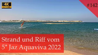 Strand und Riff vom Jaz Aquaviva in Makadi Bay (Makadina) | Ägypten 2022 (Vlog #142)