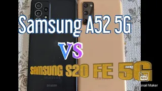 Samsung A52 5G vs S20 FE 5G speed test