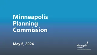 May 6, 2024 Planning Commission