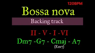 Bossa Nova | Backing track in C Major | 120 BPM