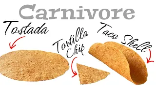 Carnivore Keto Chips Taco & Tostadas shells NO Cheese  CFG Original