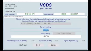 VCDS How To - Activate / Deactivate Big Digital Speedo On MFD - VW Golf MK6, Scirocco MK3, Etc.
