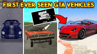 FIRST EVER SEEN GTA VEHICLES FROM GTA 5, GTA 4, GTA SAN ANDREAS, GTA VICE CITY AND GTA 3