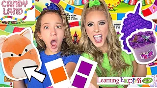 CANDY LAND SHOPPING CHALLENGE AT LEARNING EXPRESS! 🌈🍭🍫🍬✨