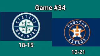 5.5.2024 Seattle Mariners at Houston Astros #seattlemariners #mlb #tridentsup #highlights #trending