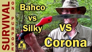 Corona 10 Inch Saw vs Bahco vs Silky - A Gauntlet Review