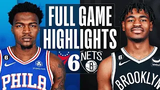 Philadelphia 76ers vs  Brooklyn Nets Full Game Highlights  Apr 9  2022 2023 NBA Season