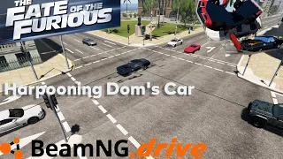 The Fate of the Furious (2017) - Harpooning Dom's Car Scene in Beamng