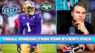 2024 NFL Mock Draft Full First Round | FINAL Prediction For EVERY PICK