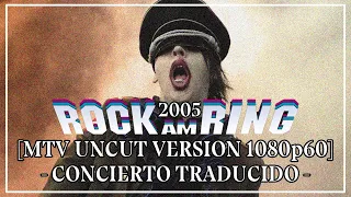 Marilyn Manson - Rock Am Ring 2005 [MTV Uncut Version 1080p60] //CONCIERTO TRADUCIDO//