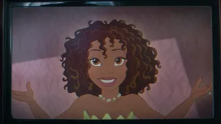 Princess Tiana in a recent commercial for a shampoo brand ❤️