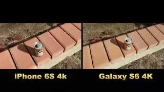 Galaxy S6 -vs- Iphone 6S: 4K Video Resolution Comparison