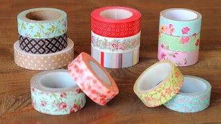 Diy washi tapes without double sided tape || Without glue || Chondro chowa#shorts