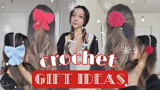 cute beginner friendly crochet gifts under 1 hour! (part one)