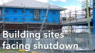Building industry faces shutdown over Professional Indemnity insurance.