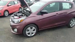 2019 Chevy SPARK LS Hatchback Manual - PASSION FRUIT - Walk Around & Review