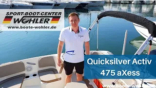 Quicksilver Activ 475 aXess - Mercury F60 ELPT CT EFI - Sport-Boot-Center Wohler