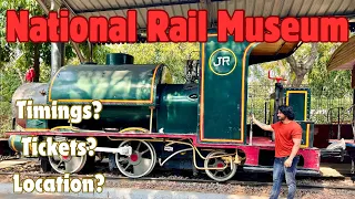 National Rail museum 🚂| Rail museum of india| yha h dunia ki sabse purani trains😨