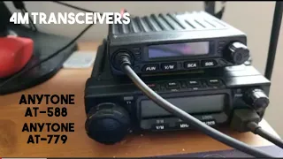 Amateur Radio Anytone AT-779 & AT-588 Mobile Radio 70Mhz Transceivers With Roger M0AUI