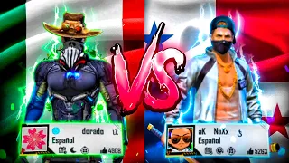 MEXICO VS PANAMA PVP ENTRE NACIONES EN FREE FIRE! LES PONGO SALA A DOS VETERANOS! INCREIBLE