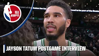 Jayson Tatum says playing against Donovan Mitchell brings out the best in each other | NBA on ESPN