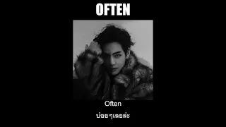 [THAISUB] Often - The Weeknd