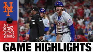 Mets vs. Cardinals Game Highlights (4/25/22) | MLB Highlights