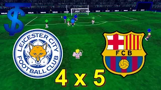 Leicester City 4 - 5 FC Barcelona 🔥 | ⚽ Roblox TPS Ultimate Soccer ⚽ | Roblox Football