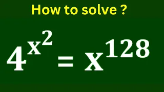 Malaysia Math Olympiad Exponential Equation | Power Simplification Problem | Find the Value of x ?