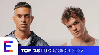 EUROWIZJA 2022: TOP 28 | Posłuchaj konkursowych piosenek